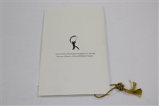 Arnold Palmer Memorial 'A Life Well Played' Funeral Service Program with Original String - 10/4/2016