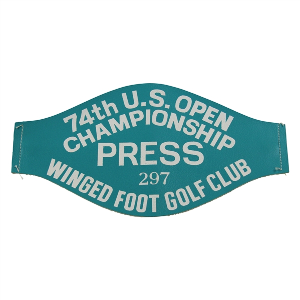 1974 US Open at Winged Foot Golf Club Press Armband #297