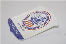1972 US Open at Pebble Beach Officials Badge #025 - Jack Nicklaus Winner