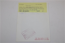 Arnold Palmer Original 1967 Tucson Open Wire Photo