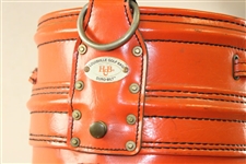 Fuzzy Zoeller's Personal “Game Used” Bright Orange Power-Bilt Louisville H&B Full Size Golf Bag