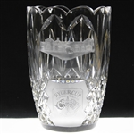 Ray Floyds 1993 Ryder Cup at The Belfry Large Crystal Clubhouse Vase