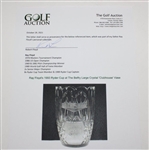 Ray Floyd's 1993 Ryder Cup at The Belfry Large Crystal 'Clubhouse' Vase