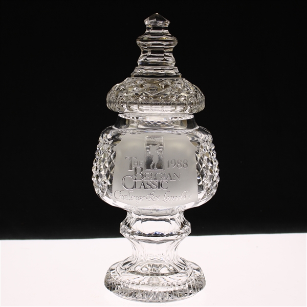 Ray Floyds 1988 The Belgian Classic Challenge Roi Leopold II Waterford Crystal Trophy