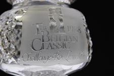 Ray Floyd's 1988 The Belgian Classic Challenge Roi Leopold II Waterford Crystal Trophy