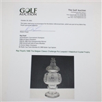 Ray Floyd's 1988 The Belgian Classic Challenge Roi Leopold II Waterford Crystal Trophy