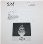 Ray Floyd's 1979 Greater Greensboro Open Champions Waterford Crystal Trophy