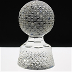 Ray Floyd's 1985 Ryder Cup Gifted Crystal Golf Ball from Liv & Tony Jacklin