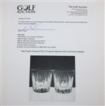 Ray Floyd's Personal Pair of Augusta National Golf Club Rocks Glasses