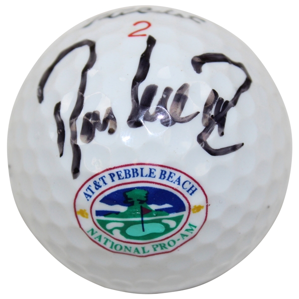 David Love III Signed 1996 AT&T Pebble Beach National Pro-Am Logo Golf Ball JSA ALOA