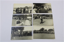 Thirty (30) Original B&W Photos From 1947 Ryder Cup at Portland Golf Club with Snead, Mangrum Hope, & others