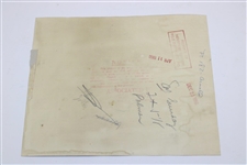 Arnold Palmer Original A.P Wire Photo from 1960 Masters Win