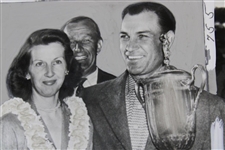 Ben Hogan Original A.P Wire Photo From 1950 U.S. Open Win
