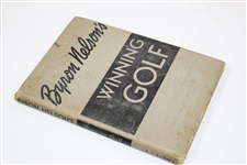 Byron Nelson & others Signed 1946 'Winning Golf' Book JSA ALOA
