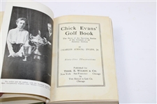 Chick Evans Signed 1921 'Chick Evans Golf Book' Signed Charles Evans Jr JSA ALOA
