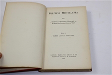 1887 'Golfiana Miscellanea' Collection of Monographs on The Royal & Ancient Game Book - James Lindsay Stewart