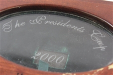 Hal Sutton's Personal 2000 The President's Cup Wood with Glass Ring Box