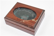 Hal Sutton's Personal 2000 The President's Cup Wood with Glass Ring Box