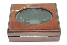 Hal Sutton's Personal 2000 The President's Cup Wood with Glass Ring Box