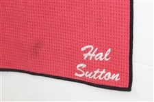Hal Sutton's Personal Red 'Hal Sutton' Red Caddy Towel