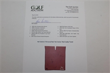 Hal Sutton's Personal Red 'Hal Sutton' Red Caddy Towel