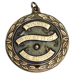 Champion Hal Sutton's 1985 Southwest Classic PGA Tour 10k Winner's Gold Medal