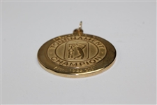 Champion Hal Sutton's 2001 Shell Houston Open PGA Tour 10k Winner's Gold Medal
