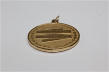 Champion Hal Sutton's 2001 Shell Houston Open PGA Tour 10k Winner's Gold Medal