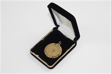 Champion Hal Sutton's 2001 Shell Houston Open PGA Tour 10k Winner's Gold Medal
