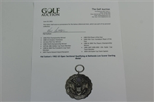 Hal Sutton's 1982 US Open Sectional Qualifying at Bethesda Low Scorer Sterling Medal