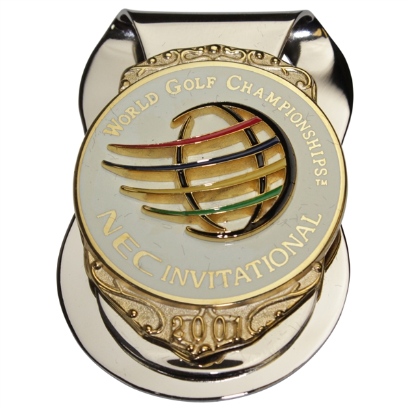 Hal Suttons 2001 World Golf Championship Anderson NEC Invitational Contestant Money Clip