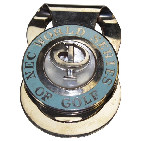 Hal Suttons NEC World Series of Golf Contestant Clip/Badge