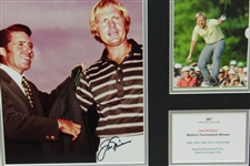 Jack Nicklaus Signed Masters Photo Matted Display JSA ALOA