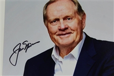 Jack Nicklaus Signed Navy Jacket White Shirt Signed Photo JSA ALOA