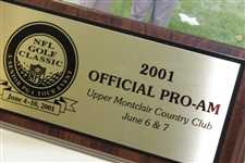 Ray Floyd's 2001 Official Pro-Am at Montclair CC NFL Golf Classic Photo Plaque with Ronnie Lott
