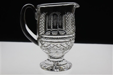 Ray Floyd's PGA of America Logo Cut Glass Pitcher
