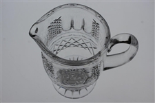 Ray Floyd's PGA of America Logo Cut Glass Pitcher