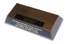 Ray Floyd's World Golf Hall of Fame Special Exhibit Tribute to The Ryder Cup Glass Display