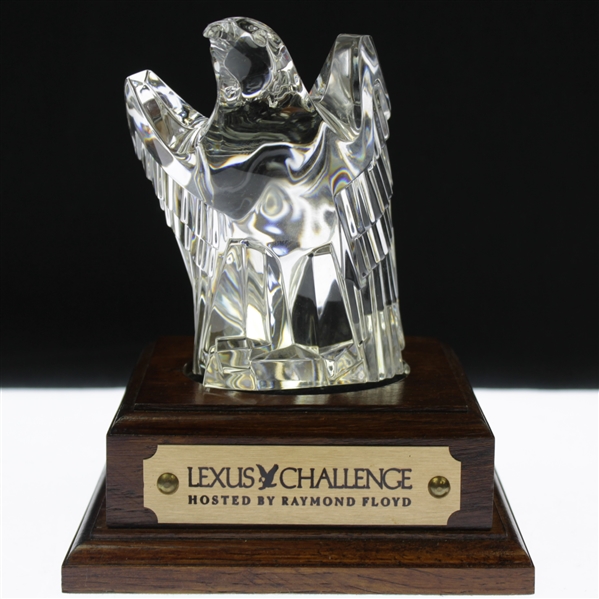 Ray Floyds Undated Lexus Challenge Hosted by Ray Floyd Glass Eagle on Plinth Display