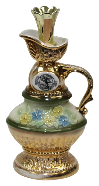 Ray Floyds 1976 Bing Crosby 36th Pro-Am at Pebble Beach Jim Beam Whiskey Decanter
