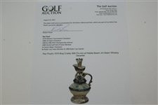 Ray Floyd's 1976 Bing Crosby 36th Pro-Am at Pebble Beach Jim Beam Whiskey Decanter