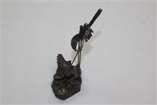 Ray Floyd's Personal Golf Equipment Statue with Shoes, Clubs, Balls, Glove, & Lexus Visor