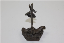Ray Floyd's Personal Golf Equipment Statue with Shoes, Clubs, Balls, Glove, & Lexus Visor