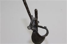 Ray Floyd's Personal Golf Equipment Statue with Shoes, Clubs, Balls, Glove, & Lexus Visor