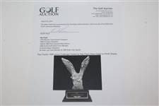 Ray Floyd's 1998 Lexus Challenge Hosted by Ray Floyd Glass Eagle on Plinth Display