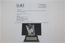 Ray Floyd's Undated Lexus Challenge Hosted by Ray Floyd Glass Eagle on Plinth Display