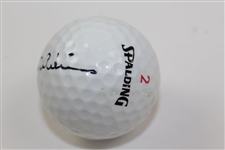 Big Cat Williams Signed Spalding 2 Dr Pepper Logo Golf Ball JSA ALOA