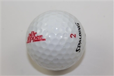 Big Cat Williams Signed Spalding 2 Dr Pepper Logo Golf Ball JSA ALOA