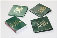 Four (4) Augusta National Golf Club Partially Used Matchbooks - Vinny Giles Collection