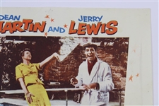 1953 'The Caddy' Movie 11x14 Lobby Card #3 - Actress Falling Into Pool